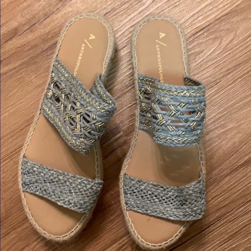 Anthropologie espadrille sandals